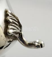 Ezüst(Ag) teaszűrő állvánnyal, 2 db, jelzett, h: 14,8 cm, d: 6,5 cm, nettó: 107,3 g