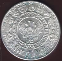 Lengyelország 1966. 100Zl Ag "Millenium" T:1/2