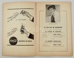 cca 1933 A  Folies Bergere párizsi revüszínház ismertető prospektusa, érdekes írásokkal, reklámokkal