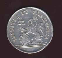 Ausztria/Csehország 1743. "M.Theresia" koronázási zseton Ag T:3+ fny.