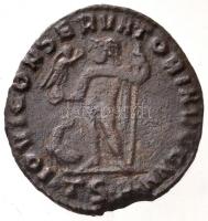 Római Birodalom / Thesszaloniki / I. Licinius 312-313. AE Follis (3,36g) T:2,2- ki. Roman Empire / Thessalonica / Licinius I 312-313. AE Follis IMP LIC LICINIVS P F AVG / IOVI CONSERVATORI AVGG NN - .TS.A (3,36g) C:XF,VF cracked RIC VI 60.