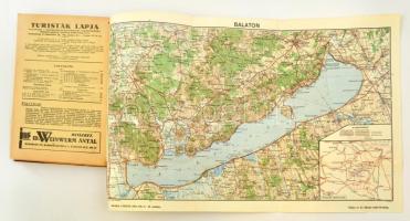1935 Dr. Peitler Gyula (szerk.): Turisták Lapja, 47. évfolyam. Teljes évfolyam, 12 szám félvászon kö...