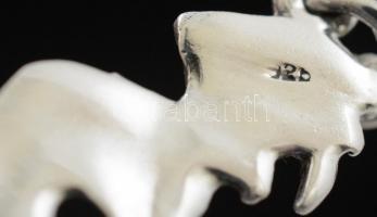 Ezüst(Ag) boszorkány függő, jelzett, 3,8x1,8 cm, nettó: 2,8 g