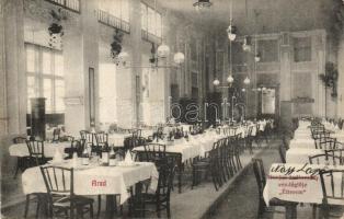 Arad, Kovács és Novotny vendéglője (Nagy Lajos étterem), belső / restaurant interior