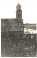 1940 Nagyszalonta, Salonta; Országzászló avatás / Inauguration of the Hungarian National Flag, photo