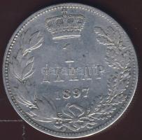 Szerbia 1897. 1D Ag T:3