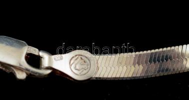 Ezüst(Ag) csillagmintás kígyó nyaklánc, jelzett, h: 40 cm, nettó: 6 g