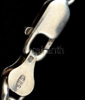 Ezüst(Ag) figaro nyaklánc, jelzett, h: 55 cm, nettó: 16 g