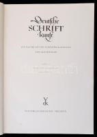 Albert Kapr: Deutsche Schriftkunst. Dresden, 1955, Veb Verlag der Kunst. Német nyelven. Kiadói egészvászon kötésben. / In German language. Linen-binding.