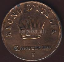 Olaszország/Napoleon királysága 1808V 3c T:3