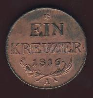 Ausztria 1816A 1Kr T:1/2