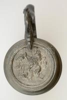 Rein Zinn címeres ón korsó, jelzett, m:21 cm