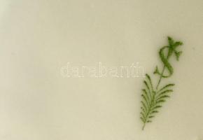 Emlék bögre II. Vilmos német császár arcképével, matricás, jelzett, kopott, m:8,5 cm