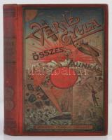 Verne Gyula: Öt hét léghajón. Utazás Afrikában. Bp., 1896, Franklin-Társulat. Harmadik kiadás. Kiadói illusztrált, aranyozott, festett egészvászon kötés, egész oldalas fekete-fehér illusztrációkkal, némileg kopottas, foltos borítóval.