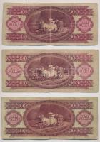 1949. 100Ft (3x) T:III,III-