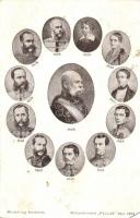 2 db RÉGI motívumos képeslap Erzsébet királyné, Ferenc József, vegyes minőség / 2 pre-1945 motive po...