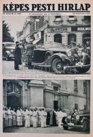 1938 Vegyes újság tétel a Felvidék visszatéréséről (Nemzeti újság, Képes Pesti Hírlap, stb.), érdeke...