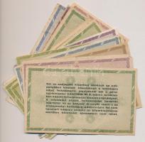 1946. 14db-os vegyes adópengő bankjegy tétel T:II-,III