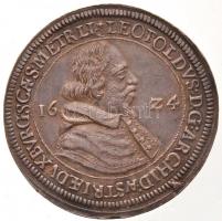 Ausztria 1624. Tallér Ag "V. Lipót főherceg" (27,78g) T:2,2- anyagfelesleg, enyhén hajlott...