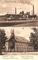 Diószeg, Nagydiószeg, Sládkovicovo; Cukorgyár, iroda, Karsay J. kiadása / sugar factory, main office building (EK)