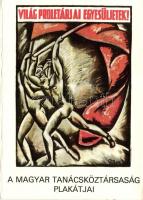 A Magyar Tanácsköztársaság Plakátjai; Világ proletárjai egyesüljetek! 1975. - 18 darabos teljes soro...