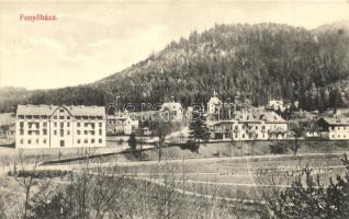 Fenyőháza, Lubochna; látkép, Nagy József kiadása / general view (EK)