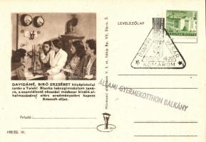 3 db MODERN magyar szocialista propagandalap a Kossuth díjasokkal / 3 modern Hungarian socialist propaganda card with people who won the Kossuth Prize