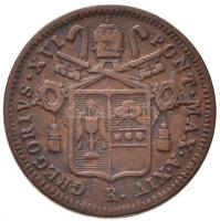 Olasz Államok / Pápai Államok 1844R Mezzo (1/2) Baiocco Cu "XVI. Gergely" T:2,2-
Italian ...