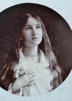 cca 1880-1910 Portrék, 12 db különféle keményhátú fotó Erdélyi Mór műterméből, különböző méretben