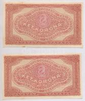 1920. 2K "2aa" (5x) sorszámkövetők T:I,I-
Adamo K7