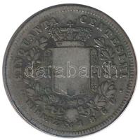 Olasz Államok / Toszkána / Firenze 1860. 50c Ag T:2-,3 Italian States / Tuscany / Florence 1860. 50 Centesimi Ag C:VF,F