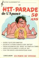 7 db MODERN francia humoros erotikus grafikai lap; Szex különböző életkorokban / 7 modern French hum...