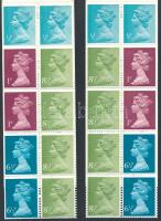 Stampbooklet pair Bélyegfüzet pár