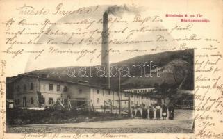 Dévényújfalu, Devínska Nová Ves, Theben-Neudorf; Mittelmán M. és Társa mészkemencéje / lime furnace factory (EK)