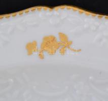 Meisseni süteményes tányér (4 db), kézzel festett, jelzett, hibátlan, d:17,5 db