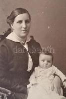 cca 1880-1910 Portrék a múltból, 12 db keményhátú fotó különféle magyar és szlovák műtermekből (Magy...