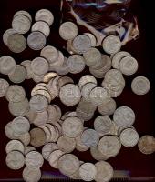 1930-40-es évek 507db fémpénz a Horthy korszakból 1f+2f (211x) + 10f+20f (113x) + 1P+2P (183x) T:2/3,3,4