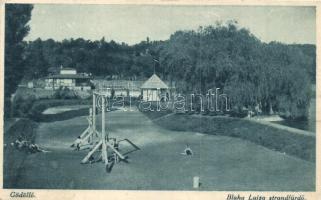 Gödöllő, Blaha Lujza strandfürdő, tornapálya