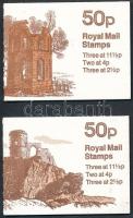 Romok 2 klf bélyegfüzet, Ruins 2 diff stamp booklet