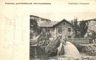 Kissebes, Poieni; Kissebesi gránitkőbányák részvénytársaság turbinaháza / Granite Mines, turbine house (fa)