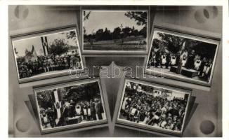 1941 Nagybacon, Batanii Mari; Országzászló avatás / Inauguration of the Hungarian flag