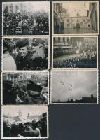1940 Kolozsvár felszabadult 12 db eredeti bevonulási fotó 6x9 cm