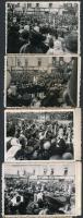 1941 Szabadka felszabadult 11 db eredeti bevonulási fotó 6x9 cm