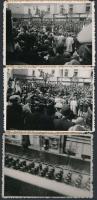 1941 Szabadka felszabadult 11 db eredeti bevonulási fotó 6x9 cm
