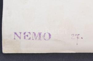 cca 1930 Szól a zene. őrségváltás a Várban. Nemo pecséttel jelzett fotó. 30x24 cm