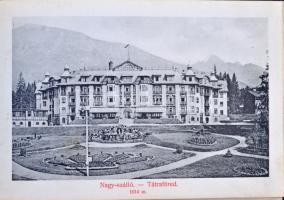 Tátra, leporello album 12 lappal. Divald Károly / leporello album with 12 cards