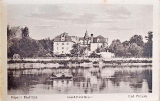 Pöstyénfürdő, Bad Piestany; 12 lapos leporello album. G. Jilovsky / leporello album with 12 cards