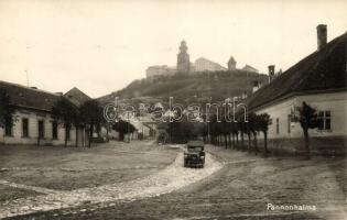 Pannonhalma, Győrszentmárton; Apátság, látkép, automobil, Ács László kiadása