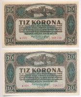 1917. 2K + 1920. 1K + 1920. 2K (2x) "2aa" + 1920. 2K "2ab" csillagos sorszám + 1...