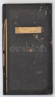 1916 Dr. Boga Dezső (1891-?) katonaorvos fényképes szolgálati könyve az egyéves kötelező kórházi gya...